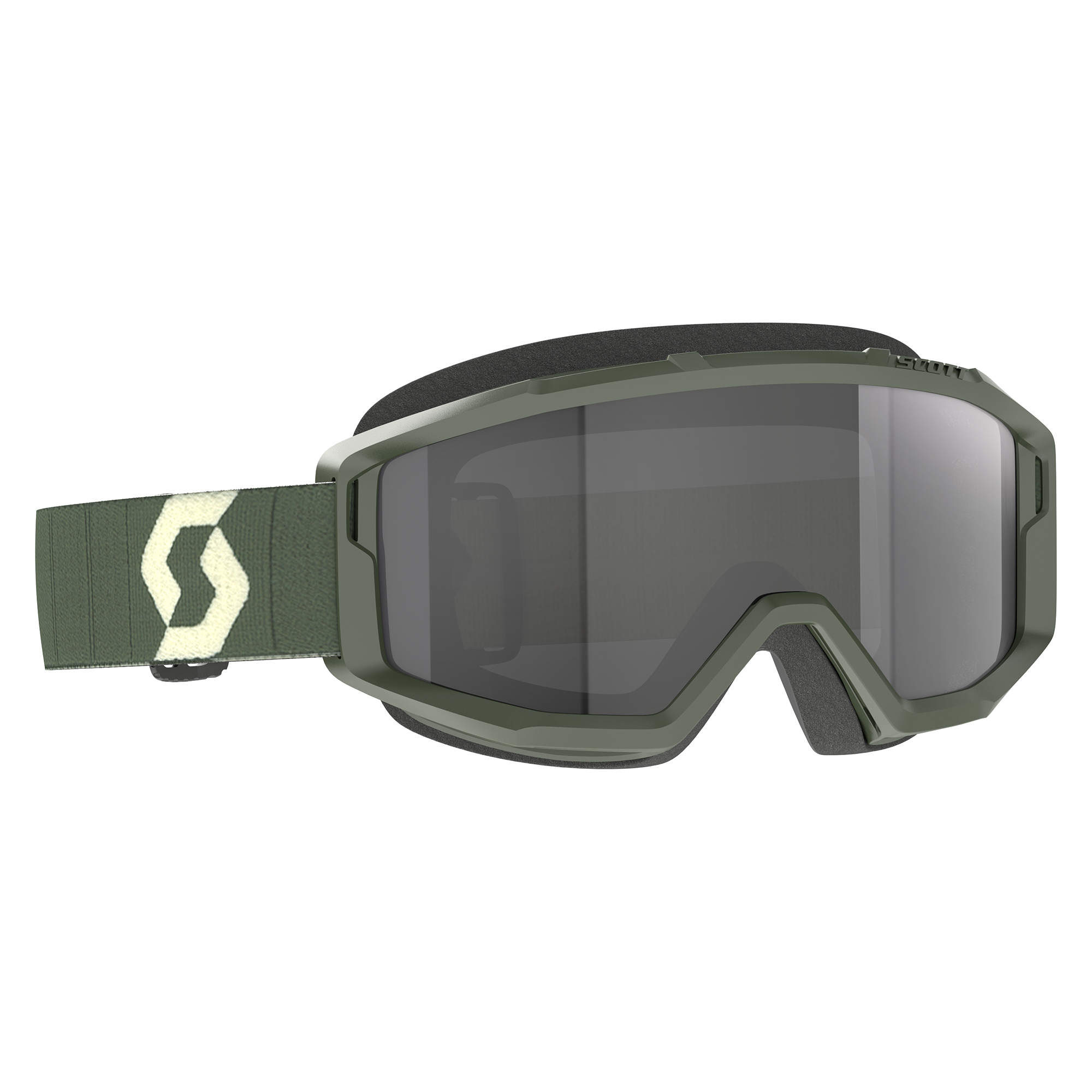 Scott Primal Sand Dust Goggle Khaki Green Dark Grey Lens