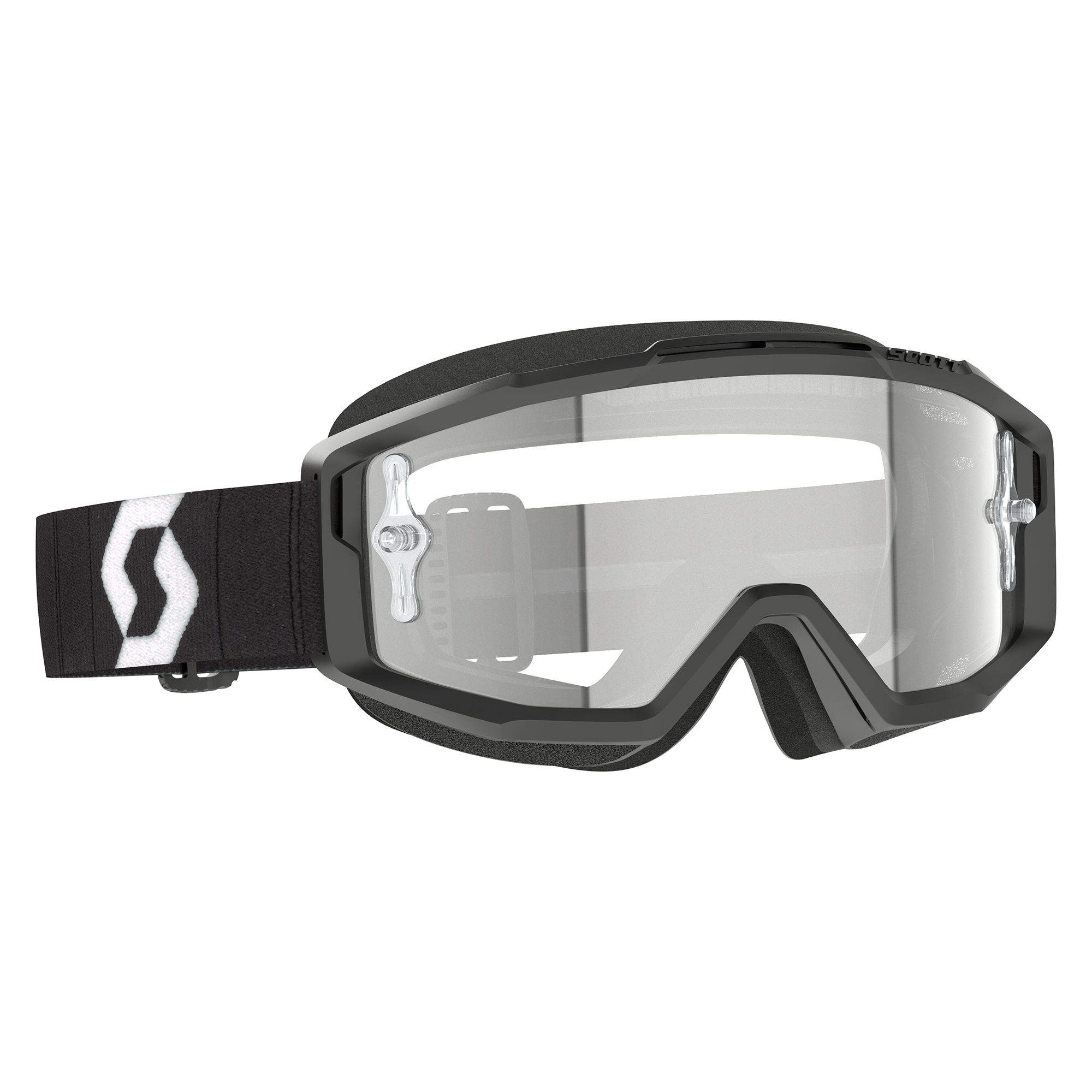 Scott Split OTG Goggle Black / White Clear Works Lens