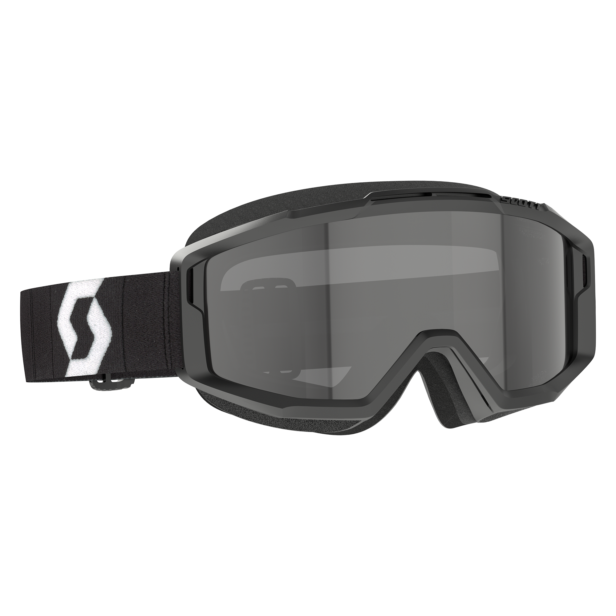 Scott Split OTG Sand Dust Goggle Black / White Dark Grey Lens