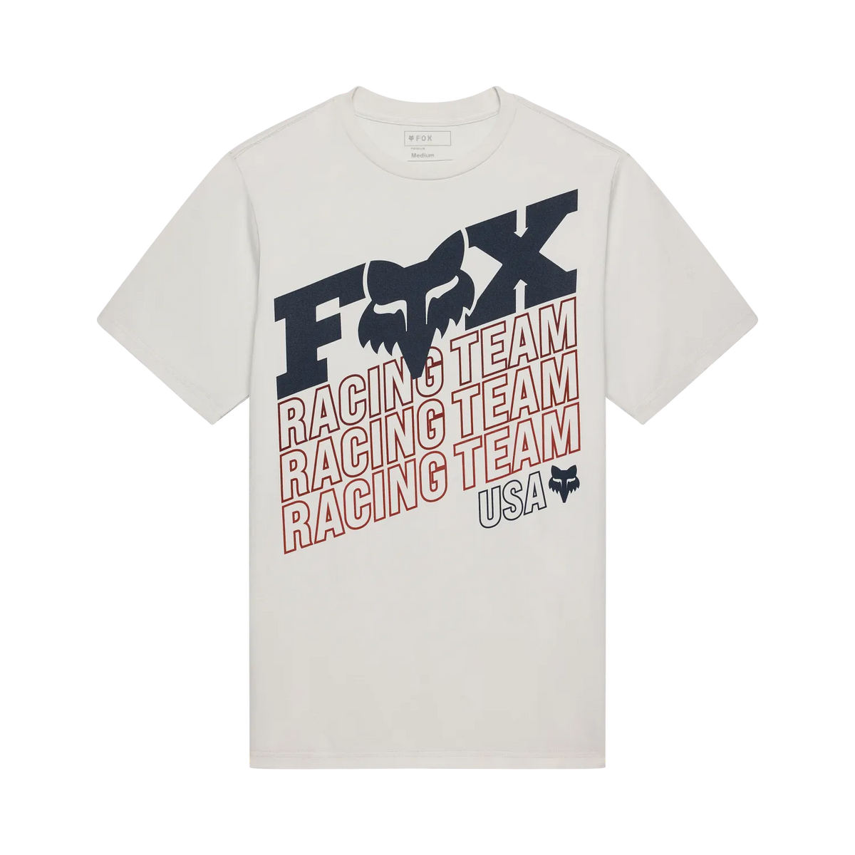 Fox Coldpress 195 Original Short Sleeve Tee Light Grey
