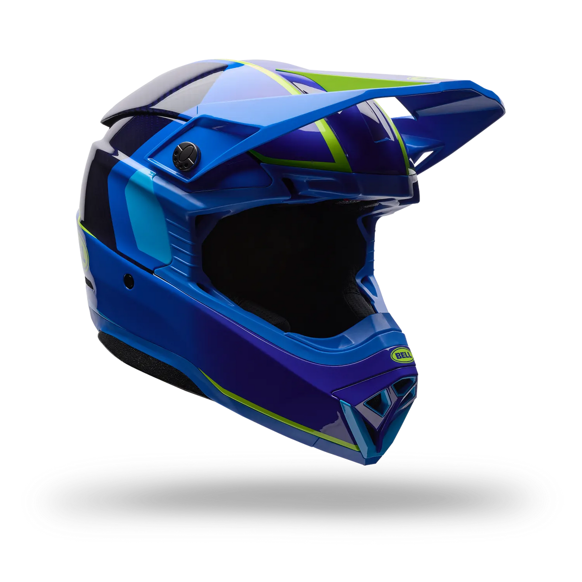 Bell Moto-10 Spherical GP FIM ECE 22.06 Vector Frequency Blue