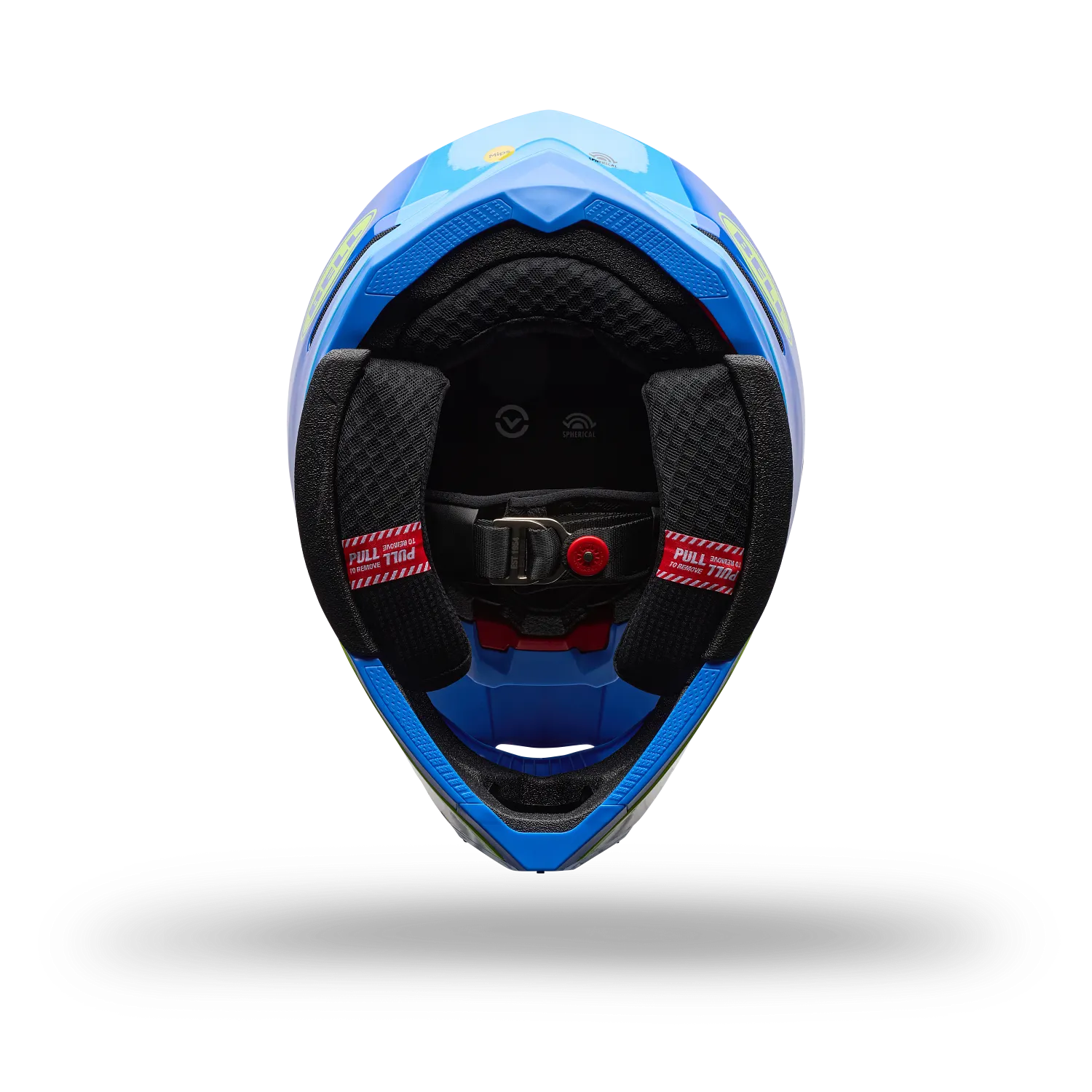 Bell Moto-10 Spherical GP FIM ECE 22.06 Vector Frequency Blue