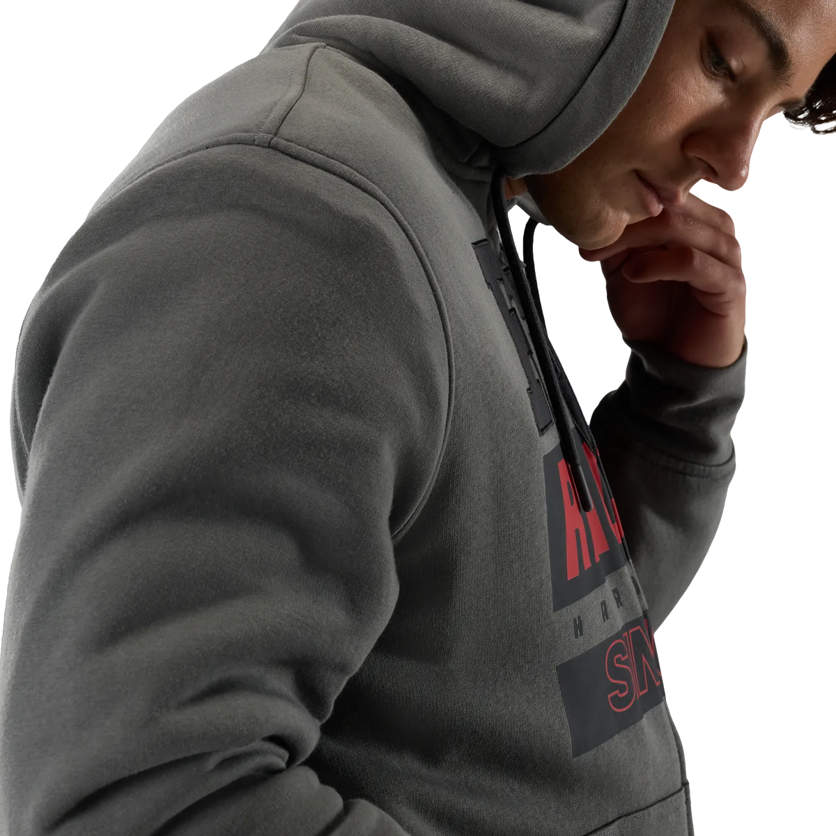 Fox Since 74 Sasquatch Fleece Zip Hoodie Dark Shadow