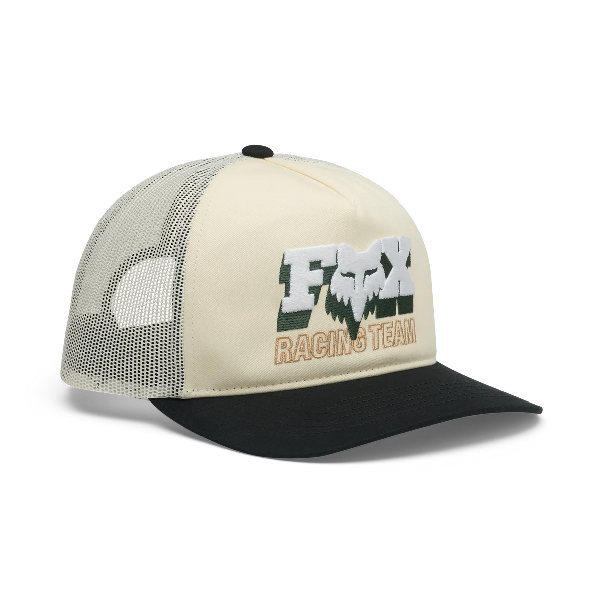 Fox Coldpress Snapback Hat Pearl White