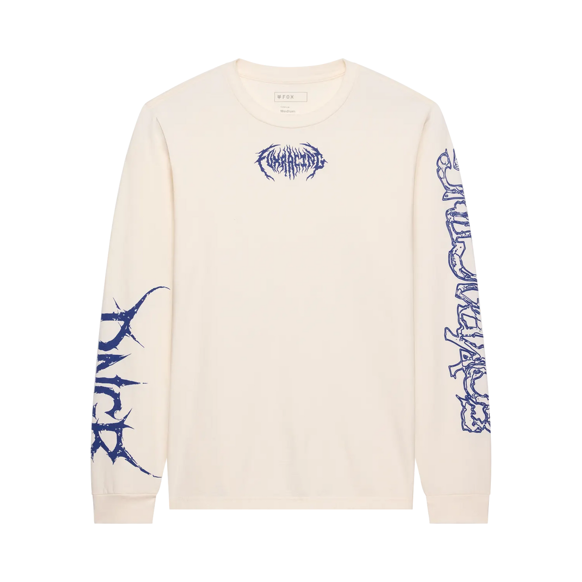 Fox DNGR 195 Original Long Sleeve Tee Off White