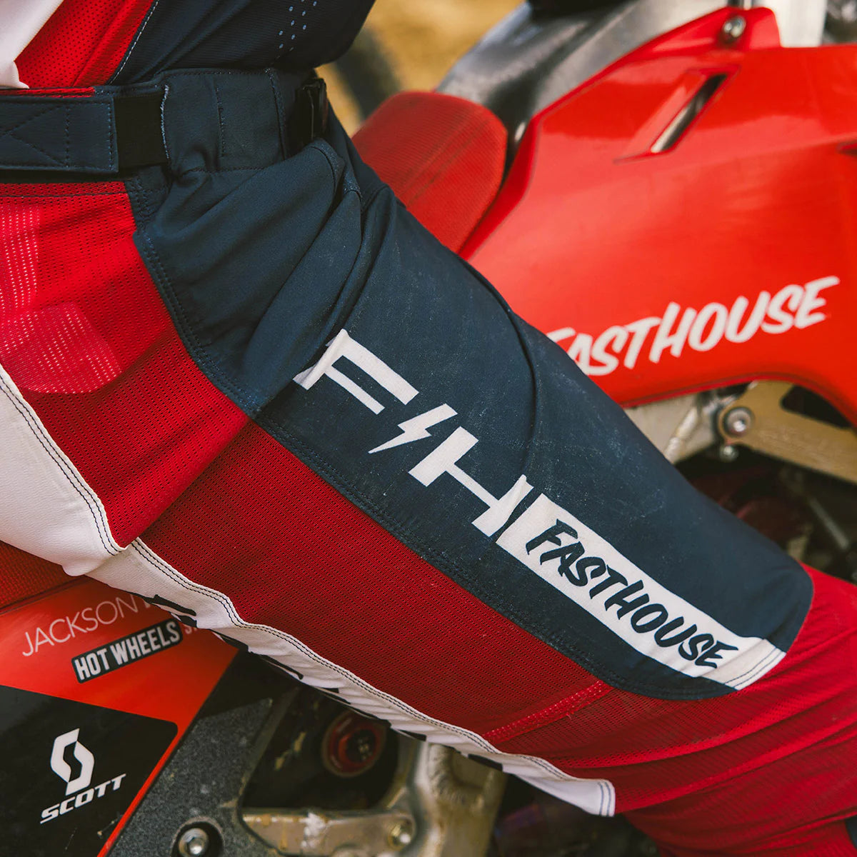Fasthouse Helix Circuit MX Pant Navy/White/Red