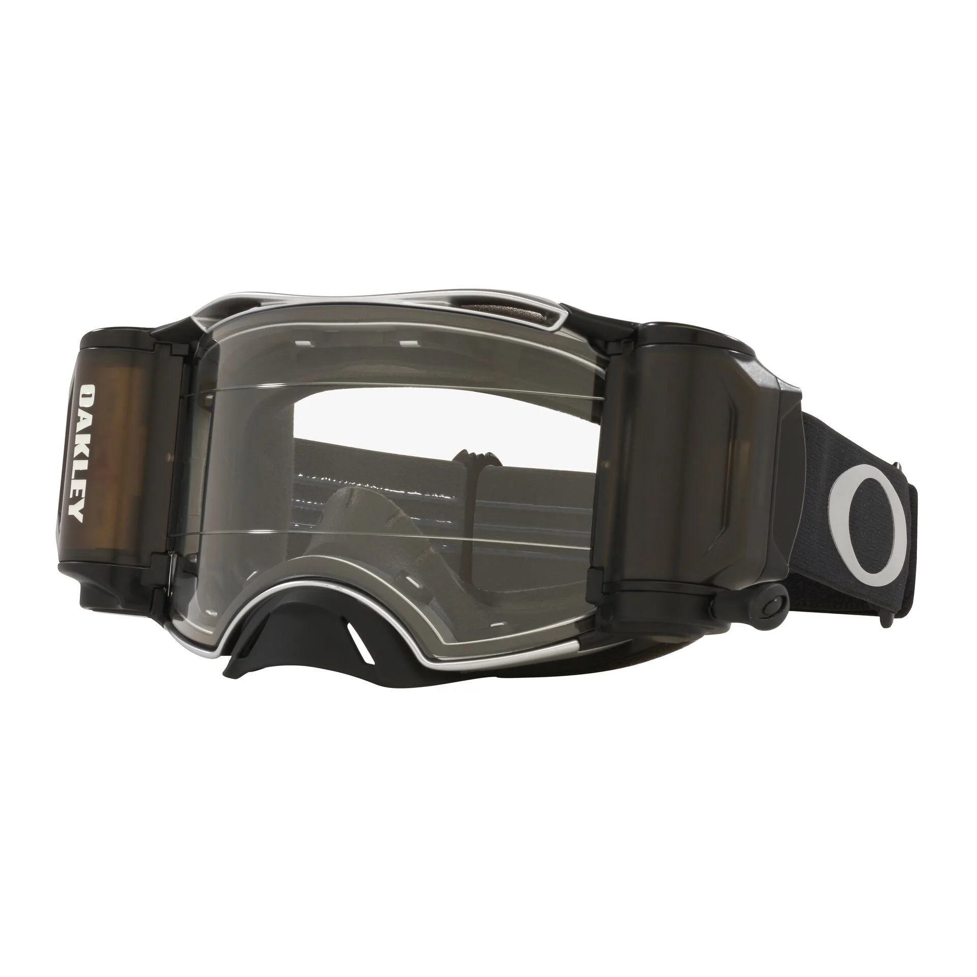 Oakley Airbrake MX Roll Off Goggle Tuff Blocks Black/Gunmetal - Clear Lens