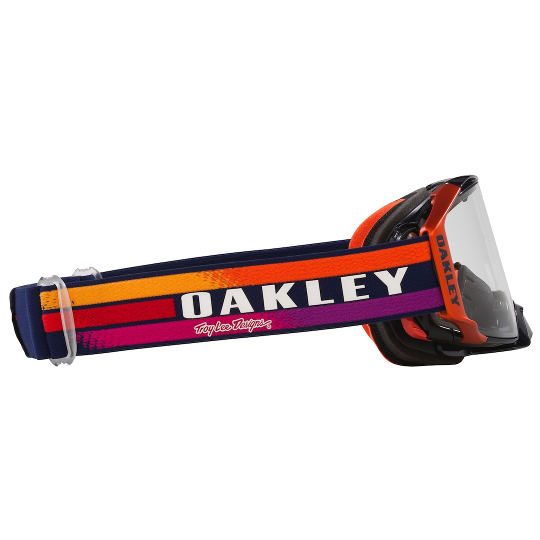 Oakley Airbrake MX Goggle TLD Navy Sunrise- Clear Lens