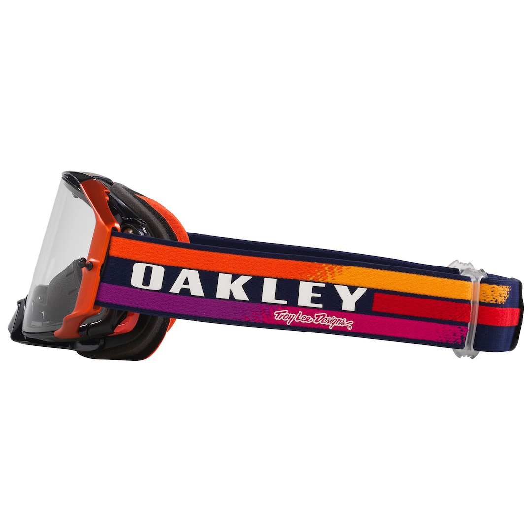 Oakley Airbrake MX Goggle TLD Navy Sunrise- Clear Lens