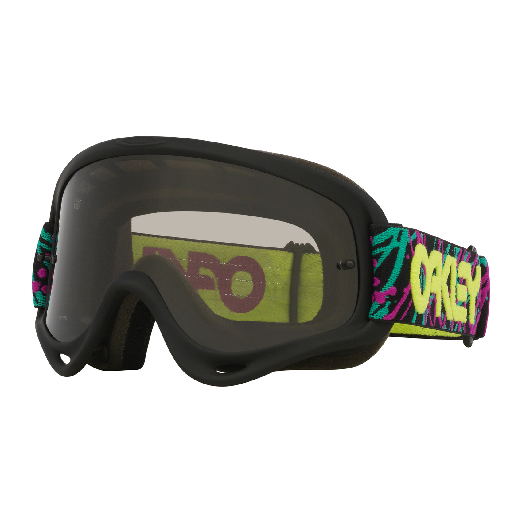 Oakley O Frame MX Goggle Jaxon Black - Light Grey Lens