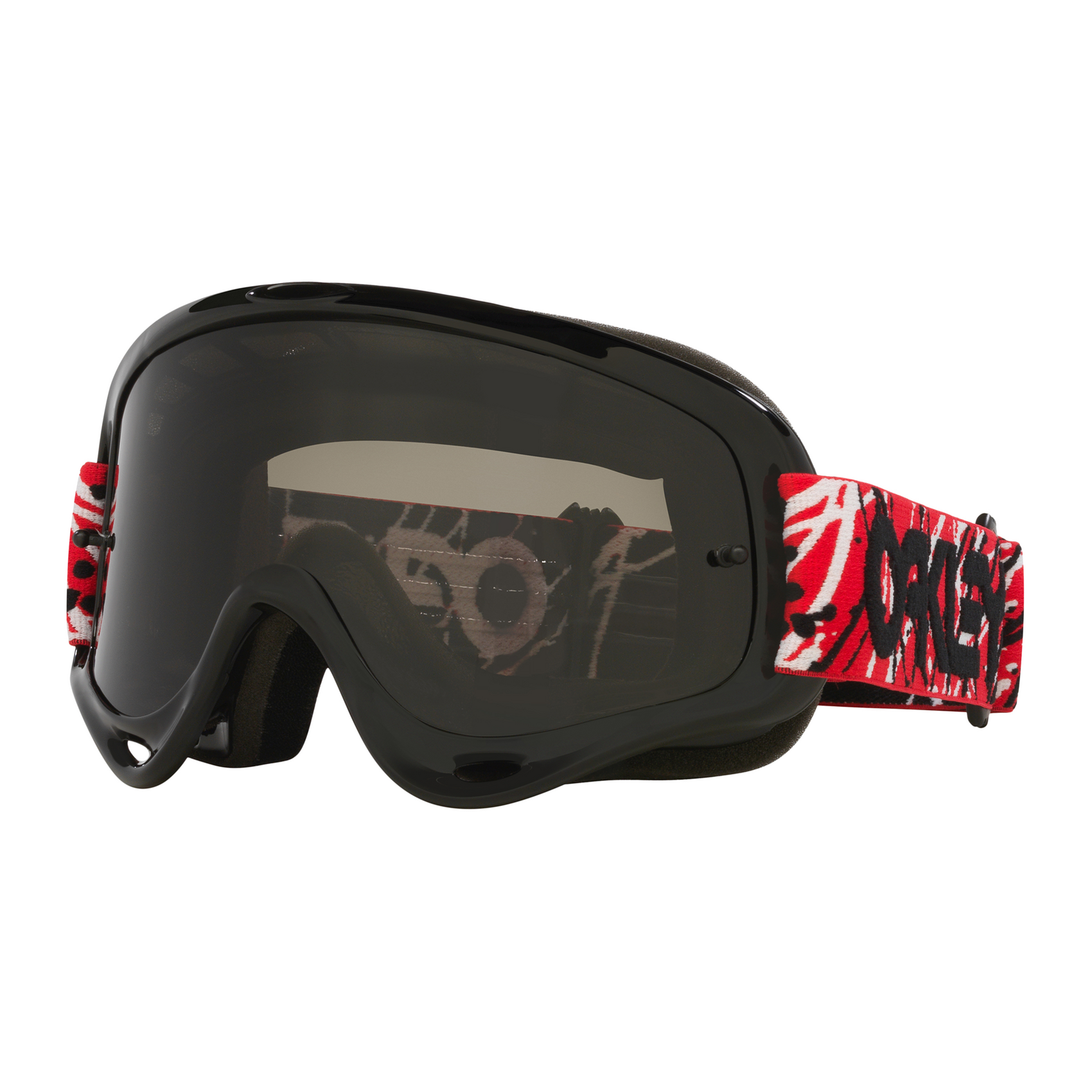 Oakley O Frame MX Goggle Red Eddie - Dark Grey Lens