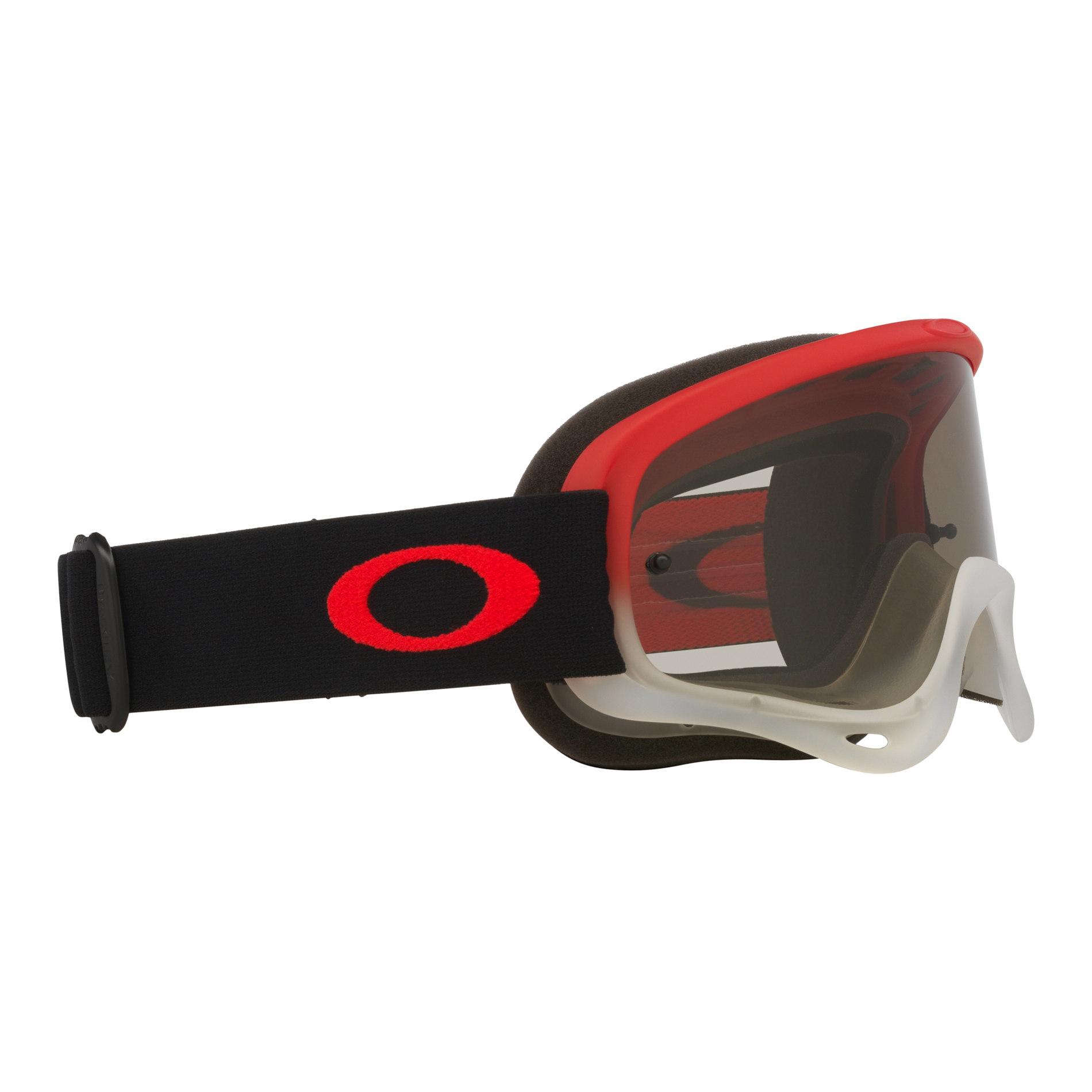 Oakley O Frame MX Goggle Team Red - Light Grey Lens