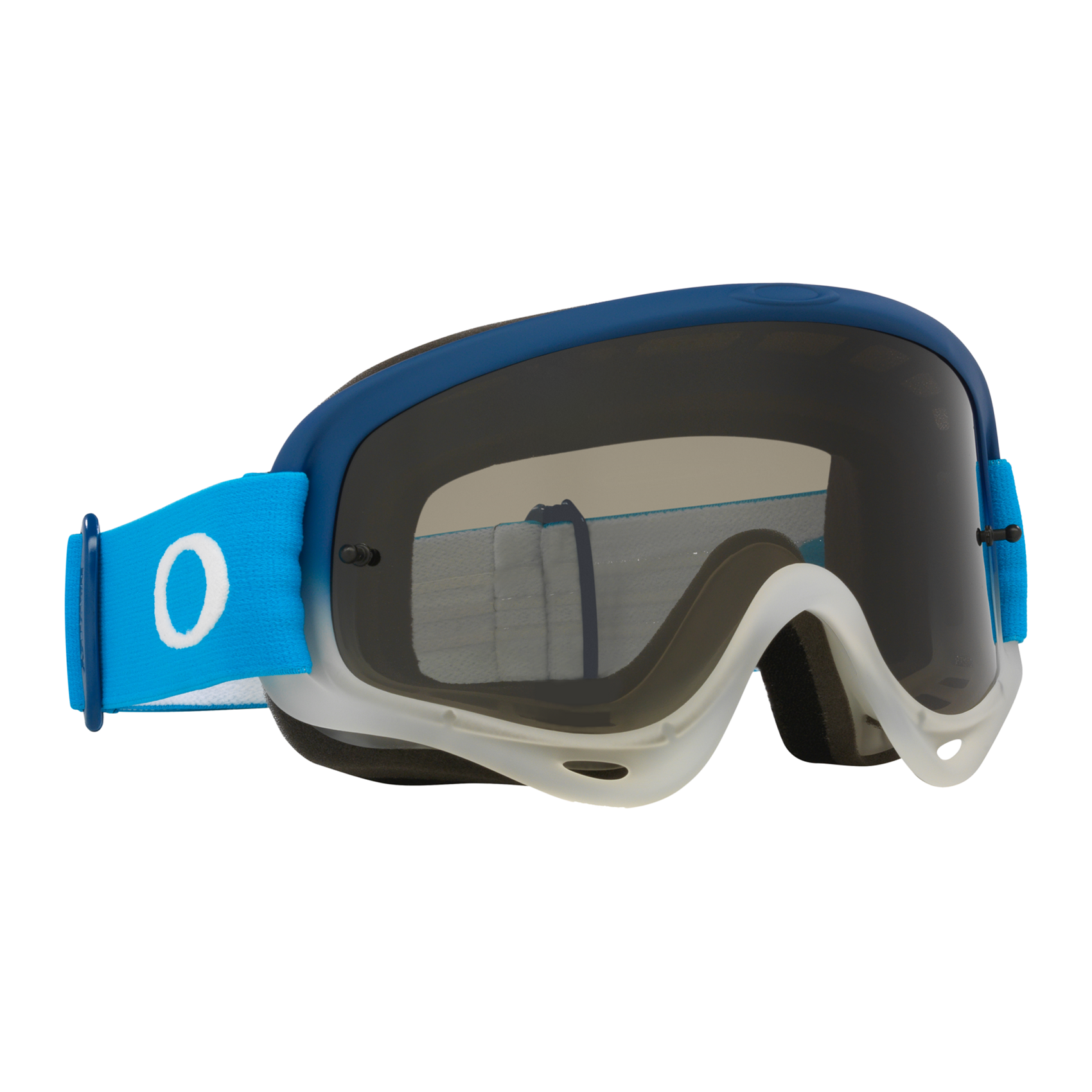 Oakley O Frame MX Goggle Team Blue - Dark Grey Lens