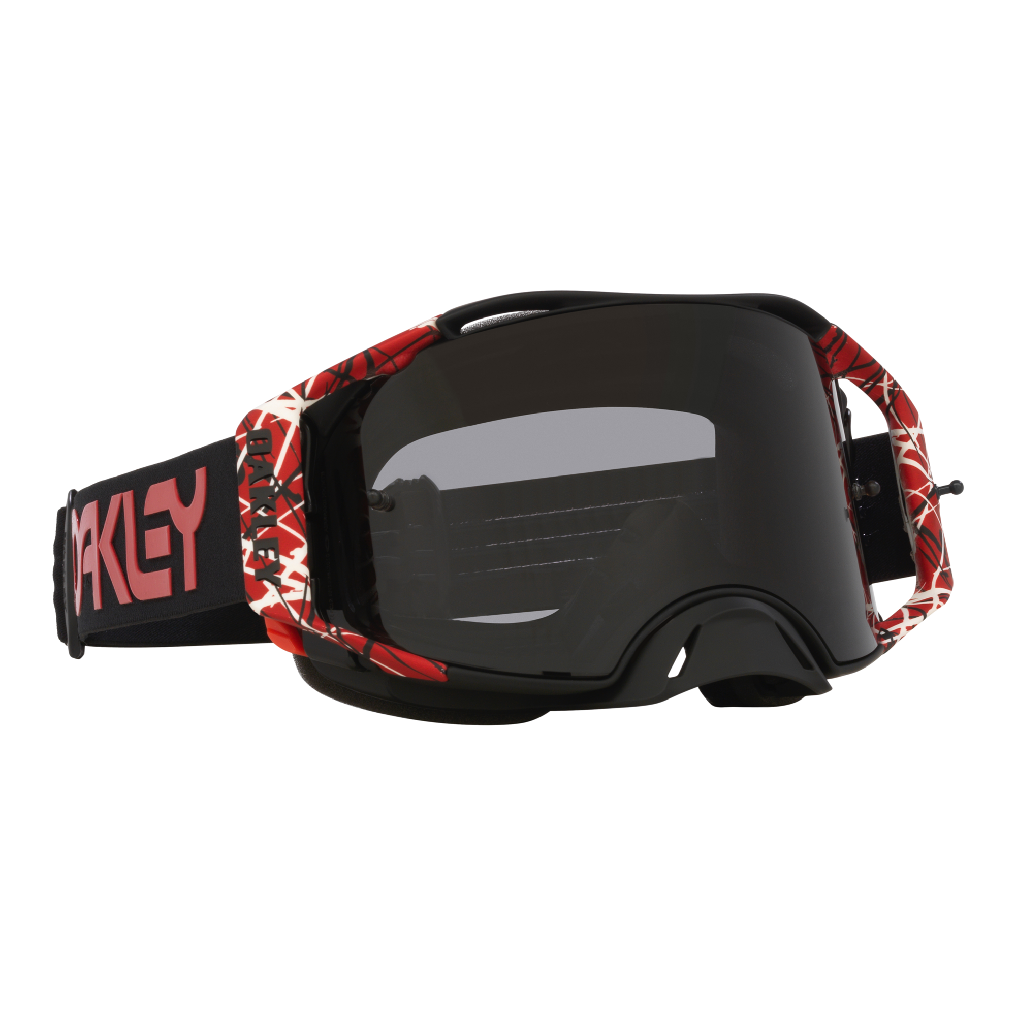Oakley Airbrake MX Goggle Red Eddie - Dark Grey Lens