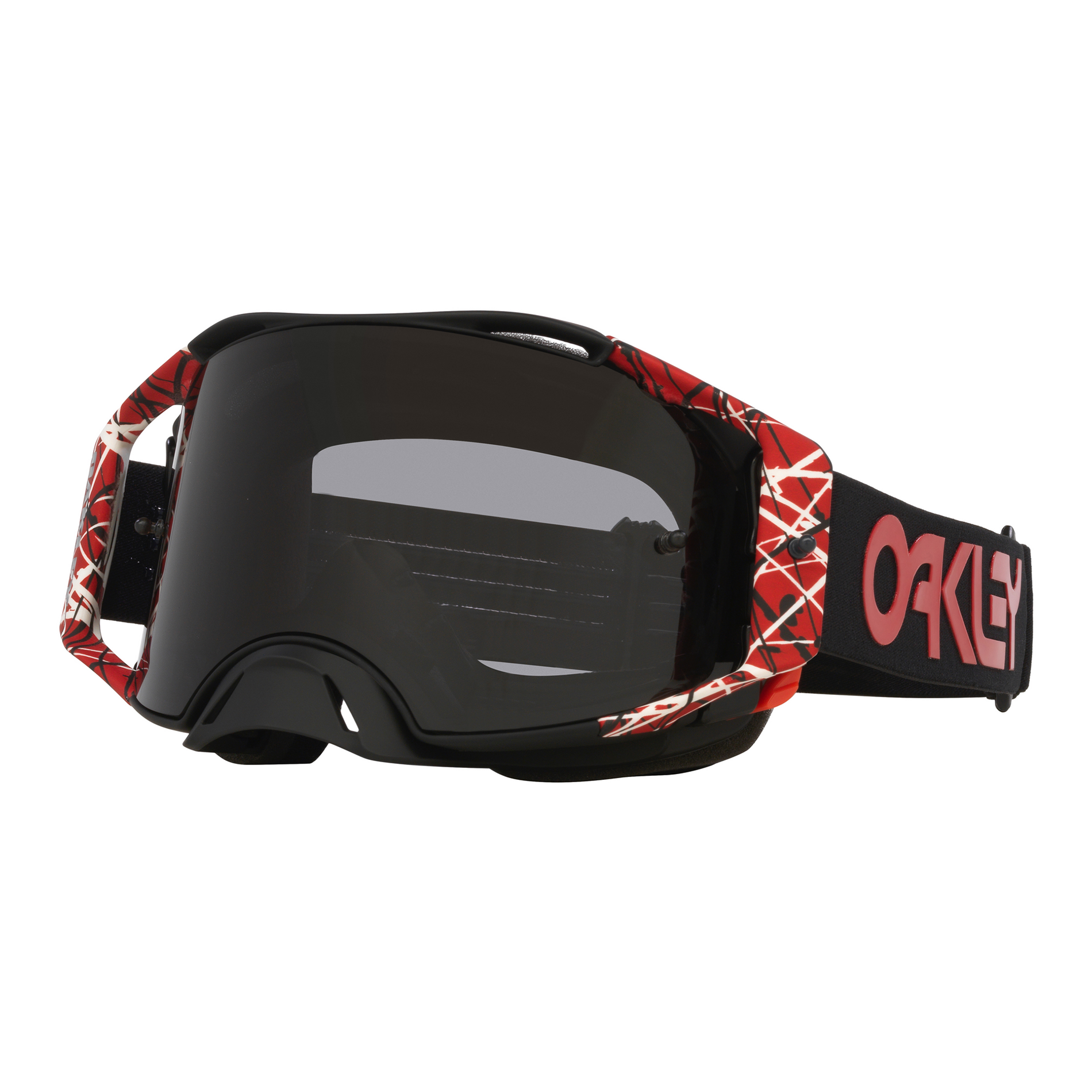 Oakley Airbrake MX Goggle Red Eddie - Dark Grey Lens