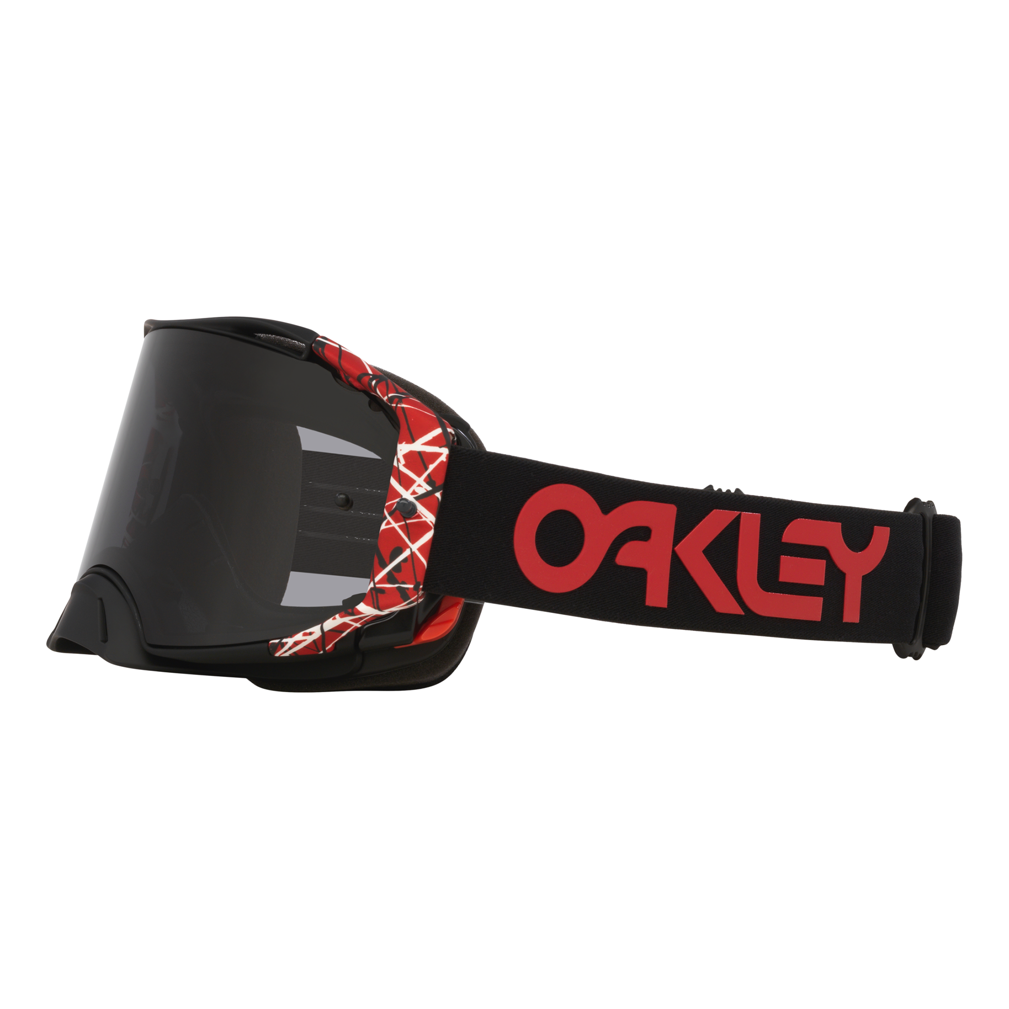 Oakley Airbrake MX Goggle Red Eddie - Dark Grey Lens