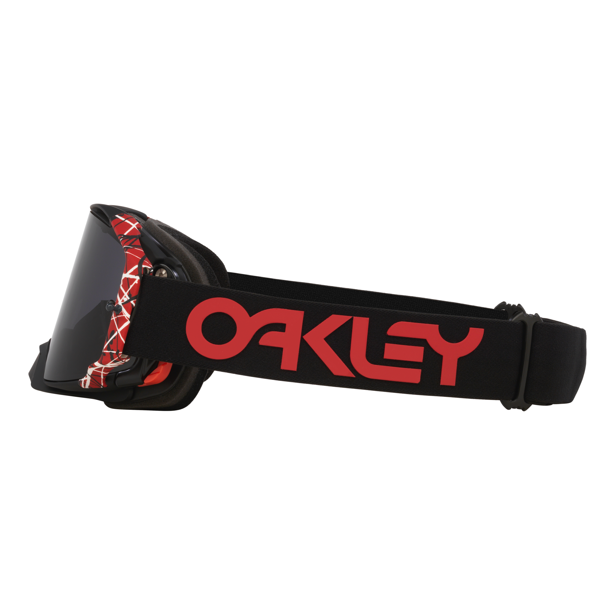 Oakley Airbrake MX Goggle Red Eddie - Dark Grey Lens