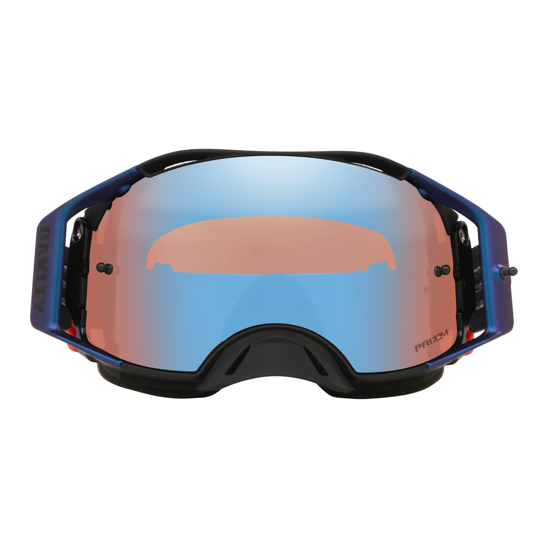 Oakley Airbrake MX Goggle Grey Strike - Prizm Sapphire Lens