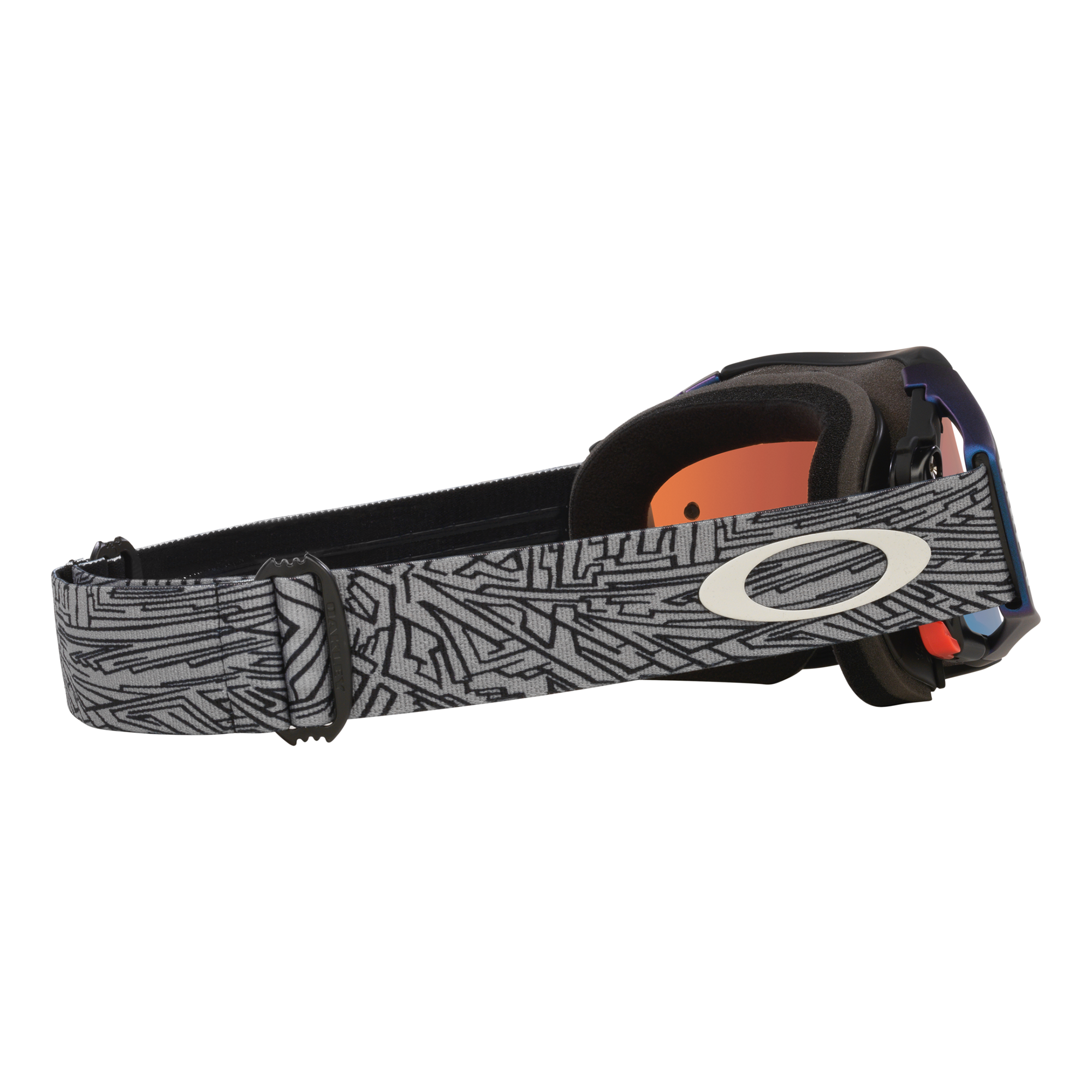 Oakley Airbrake MX Goggle Grey Strike - Prizm Sapphire Lens