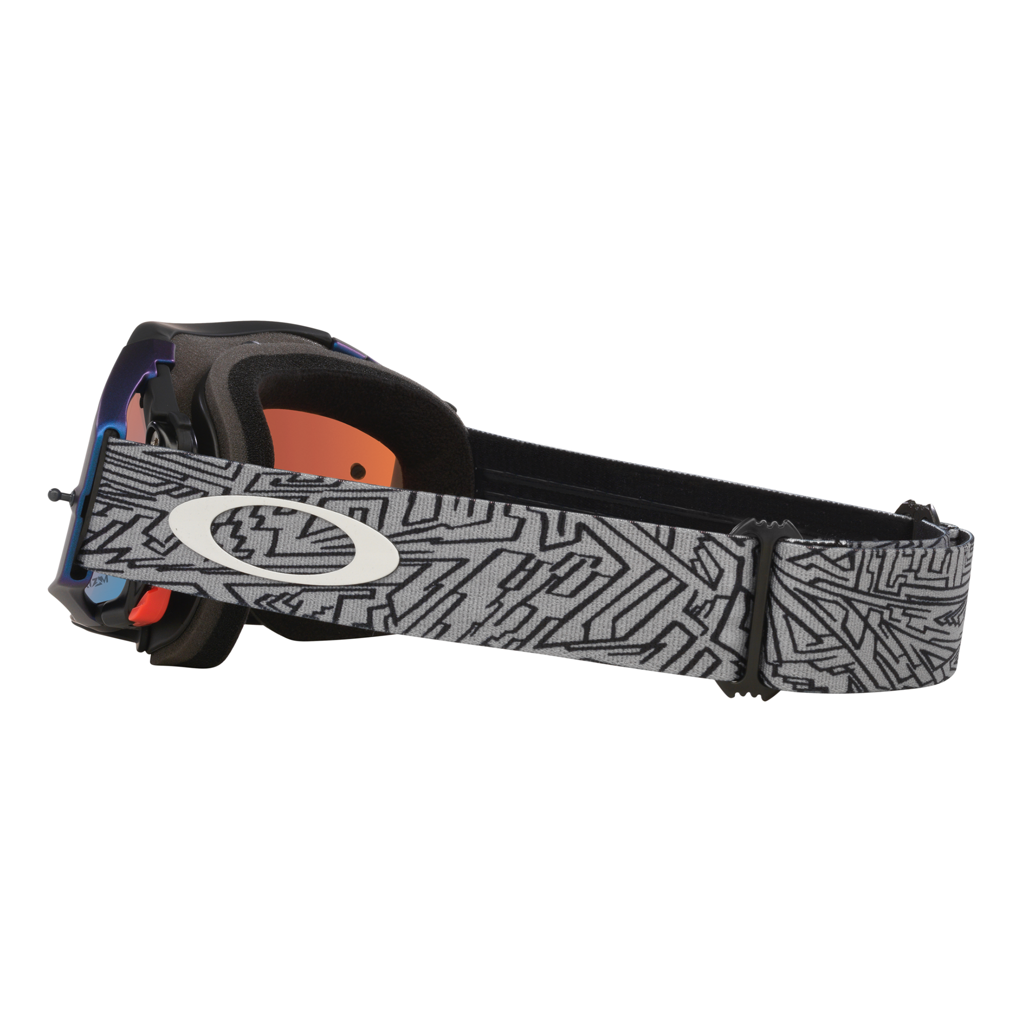 Oakley Airbrake MX Goggle Grey Strike - Prizm Sapphire Lens