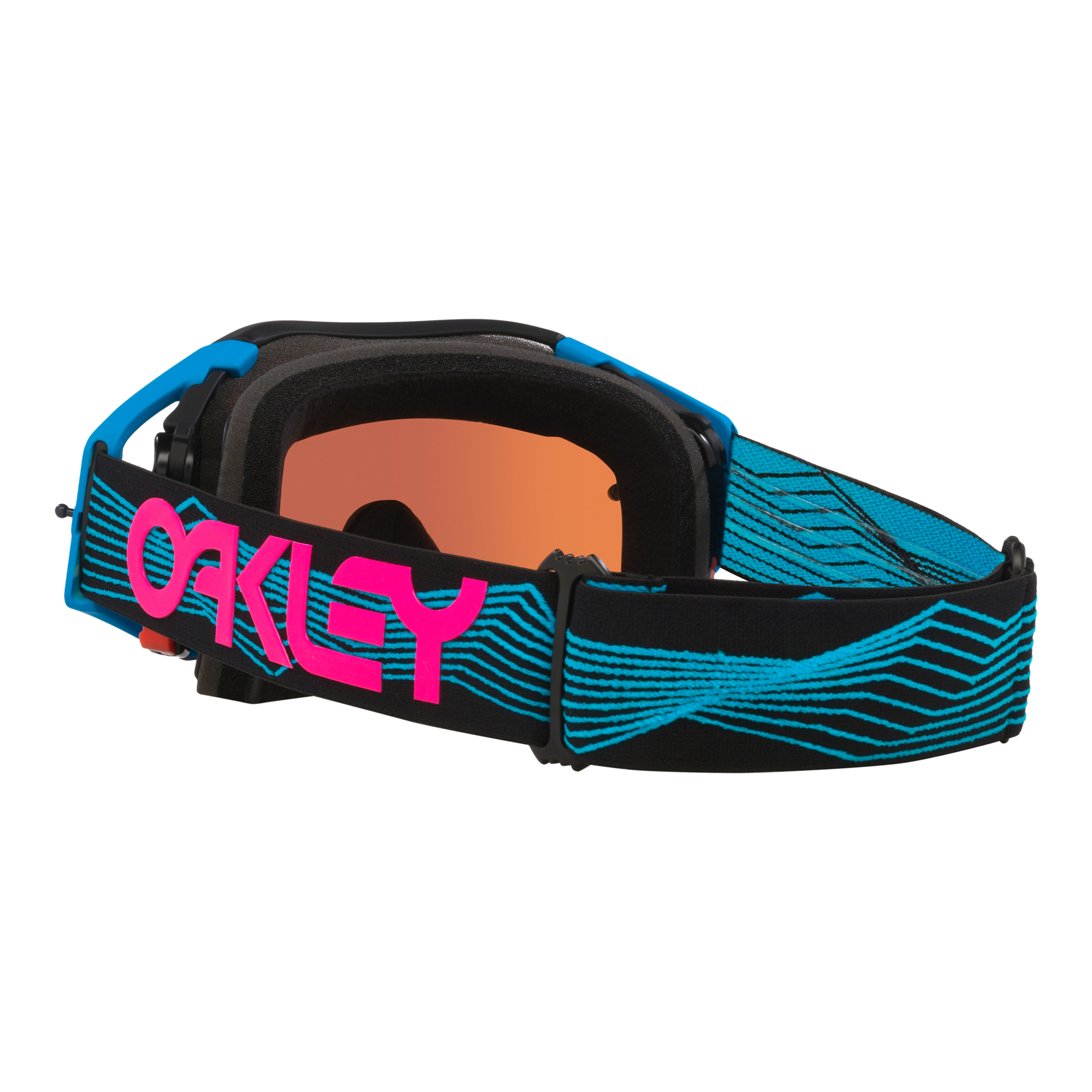 Oakley Airbrake MX Goggle Blue Wired - Prizm Sapphire Lens