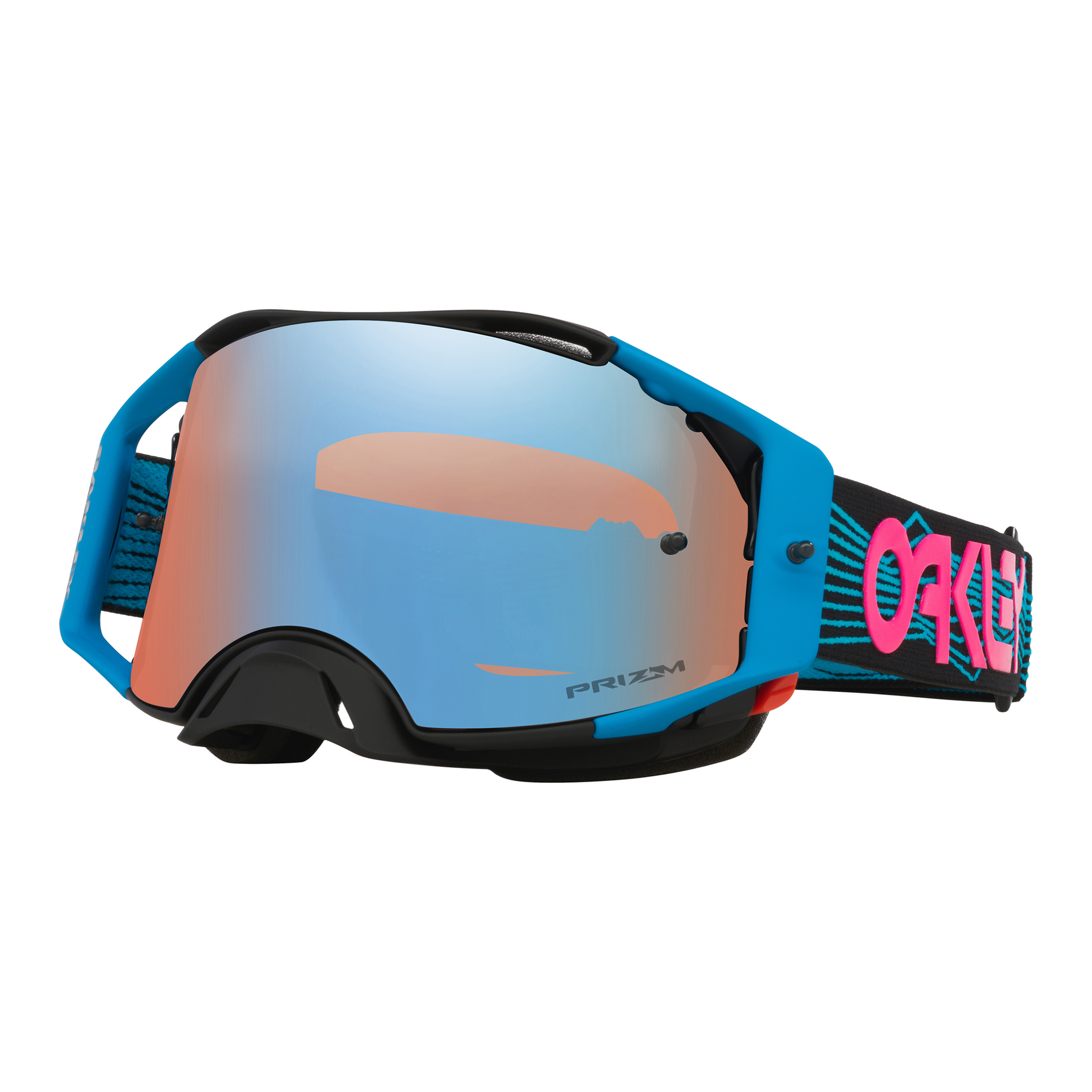 Oakley Airbrake MX Goggle Blue Wired - Prizm Sapphire Lens