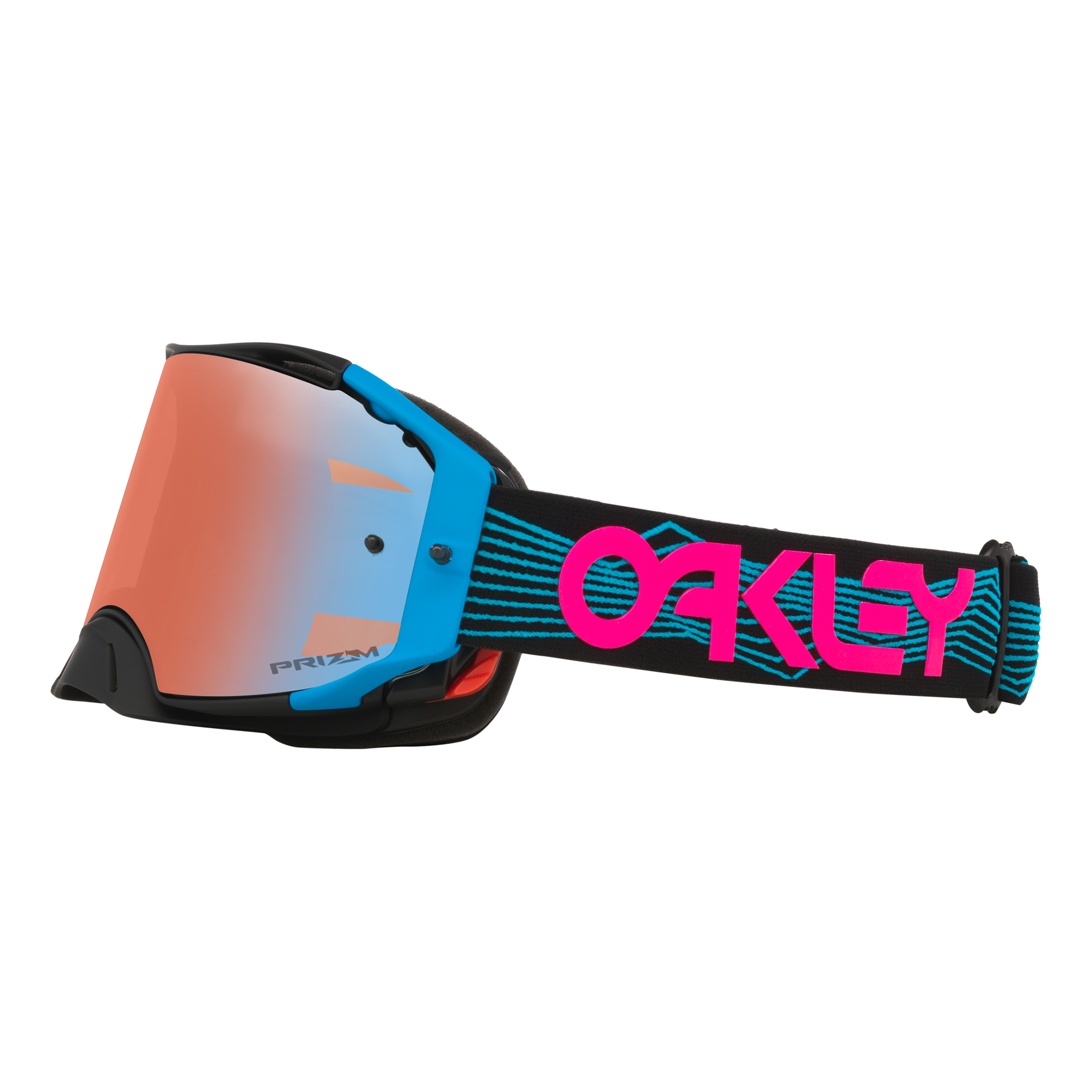 Oakley Airbrake MX Goggle Blue Wired - Prizm Sapphire Lens