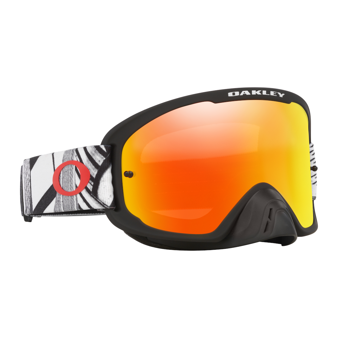 Oakley O Frame 2.0 Pro MX Goggle Black Forge - Fire Iridium Lens