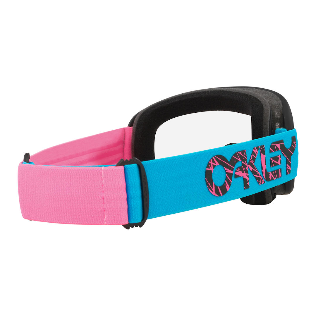 Oakley O Frame 2.0 Pro MX Goggle 2 Stroke Blue/Pink - Clear Lens