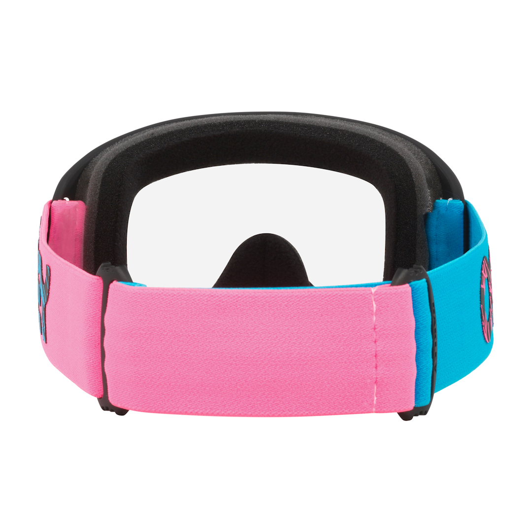 Oakley O Frame 2.0 Pro MX Goggle 2 Stroke Blue/Pink - Clear Lens