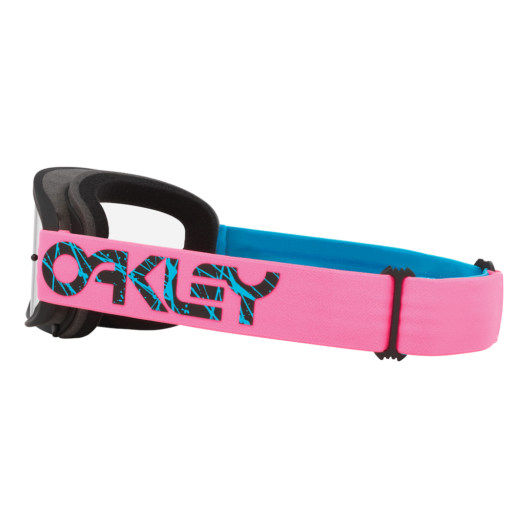 Oakley O Frame 2.0 Pro MX Goggle 2 Stroke Blue/Pink - Clear Lens