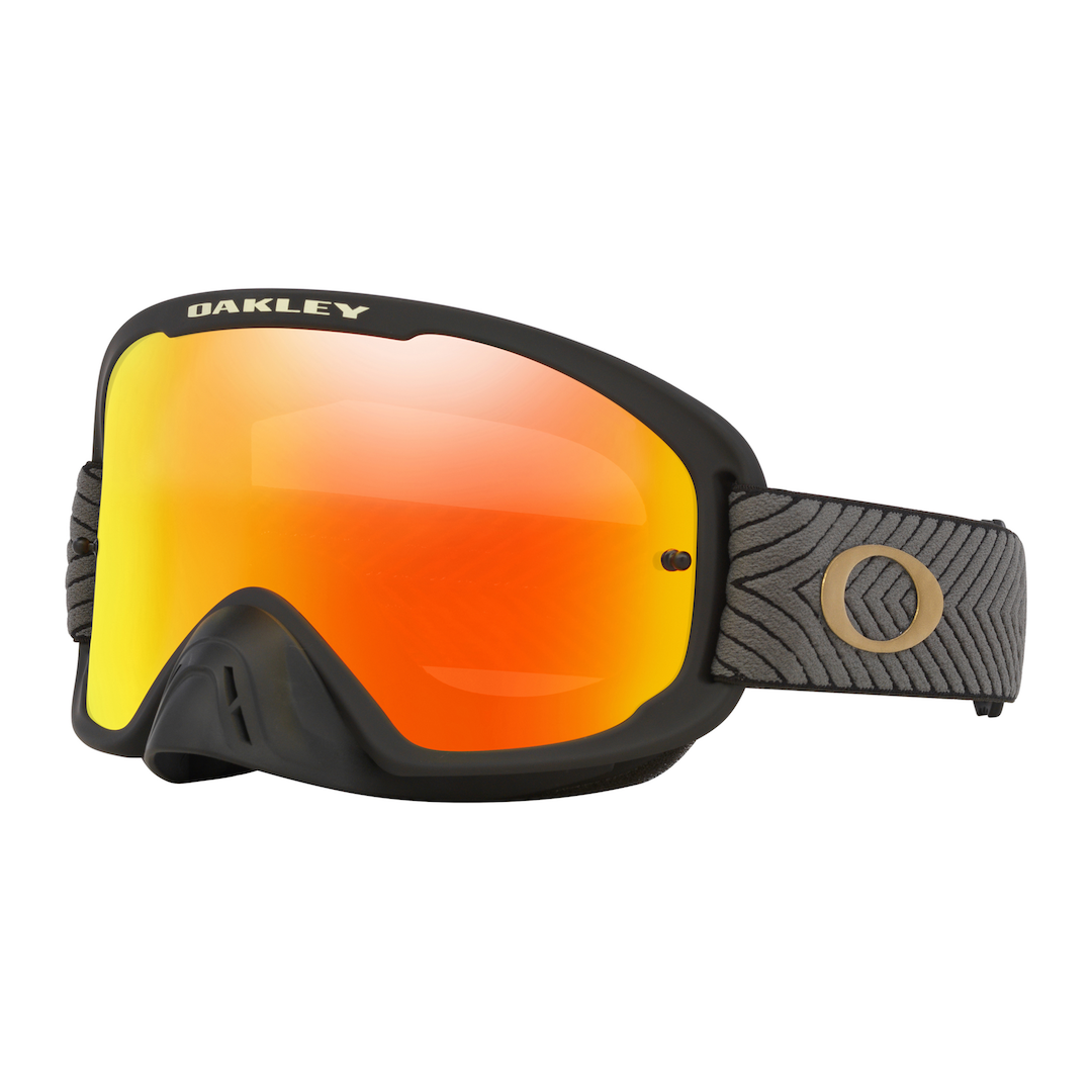 Oakley O Frame 2.0 Pro MX Goggle Team Black - Fire Iridium Lens