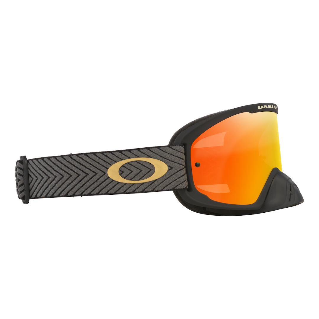 Oakley O Frame 2.0 Pro MX Goggle Team Black - Fire Iridium Lens
