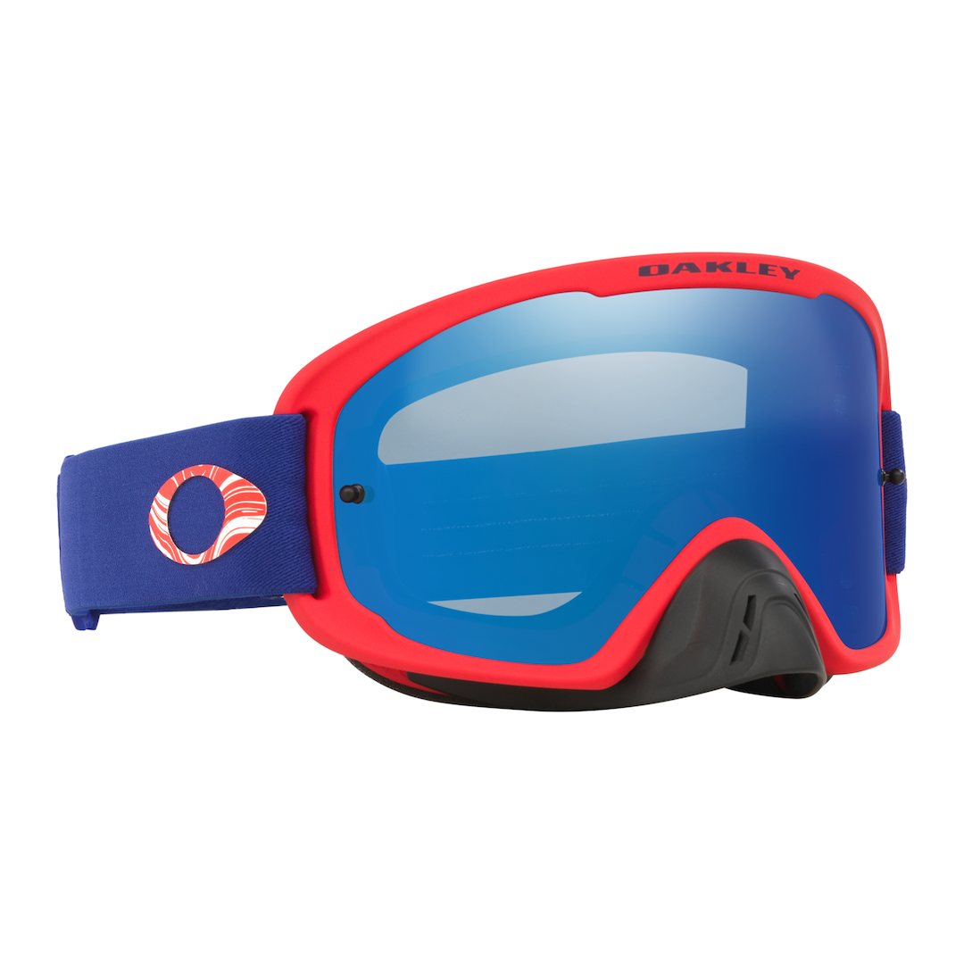 Oakley O Frame 2.0 Pro MX Goggle Team Red - Black Ice Iridium Lens