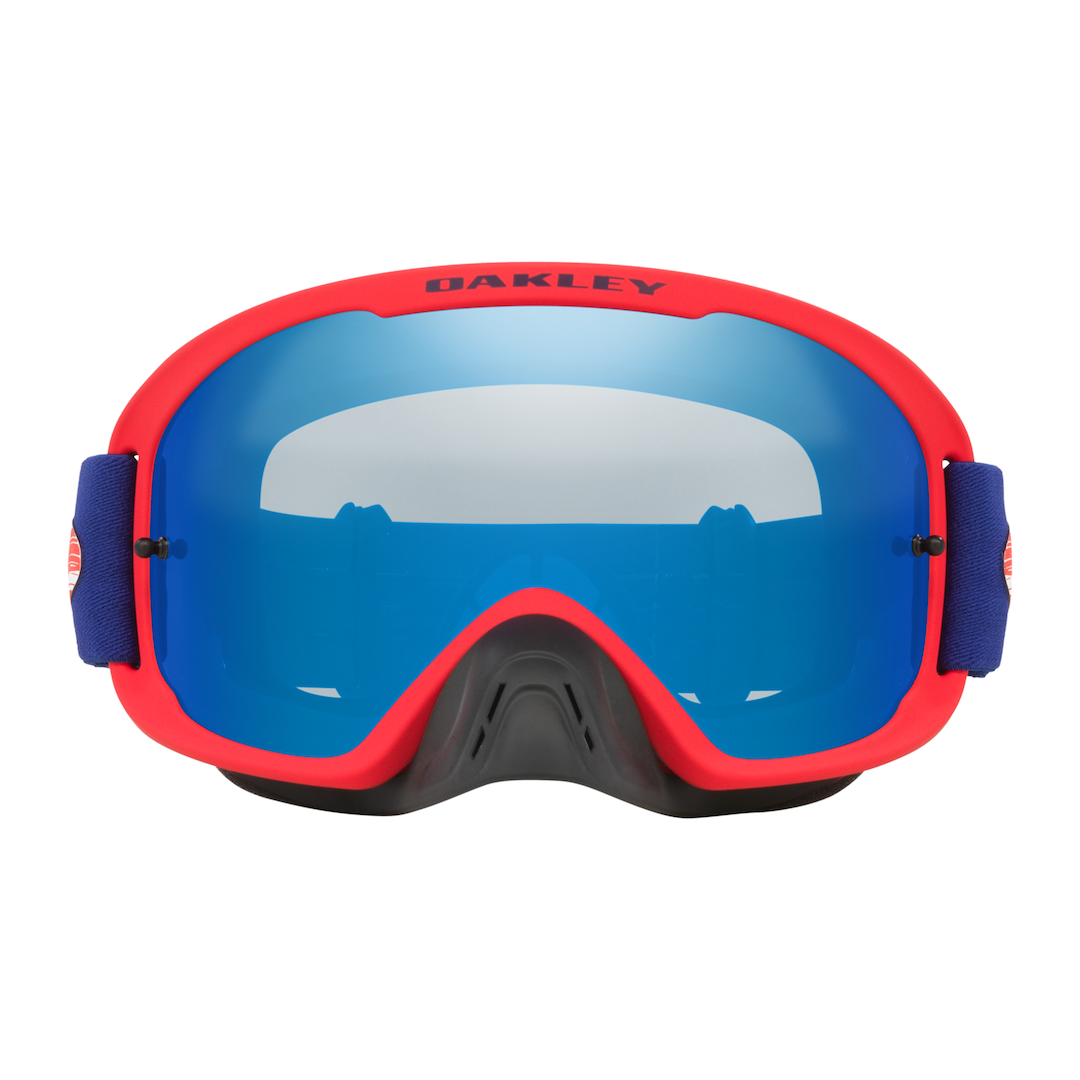 Oakley O Frame 2.0 Pro MX Goggle Team Red - Black Ice Iridium Lens