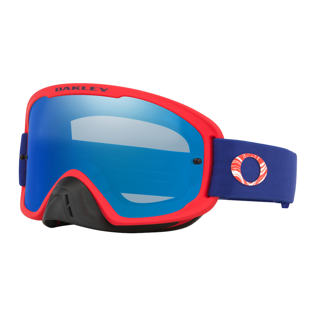 Oakley O Frame 2.0 Pro MX Goggle Team Red - Black Ice Iridium Lens