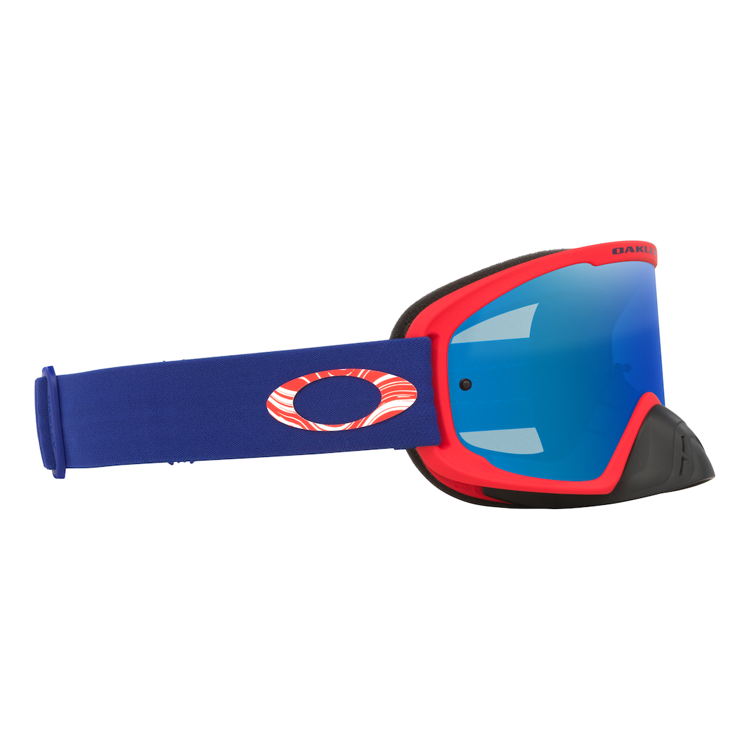 Oakley O Frame 2.0 Pro MX Goggle Team Red - Black Ice Iridium Lens