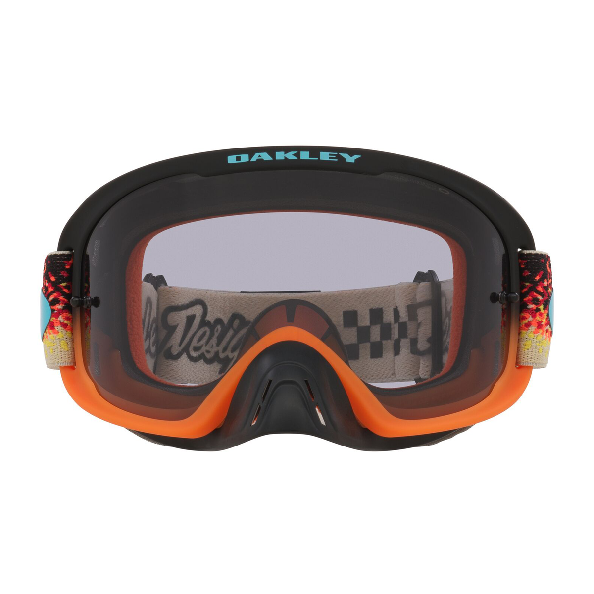 Oakley O Frame 2.0 Pro MX Goggle TLD Black/Orange - Light Grey Lens