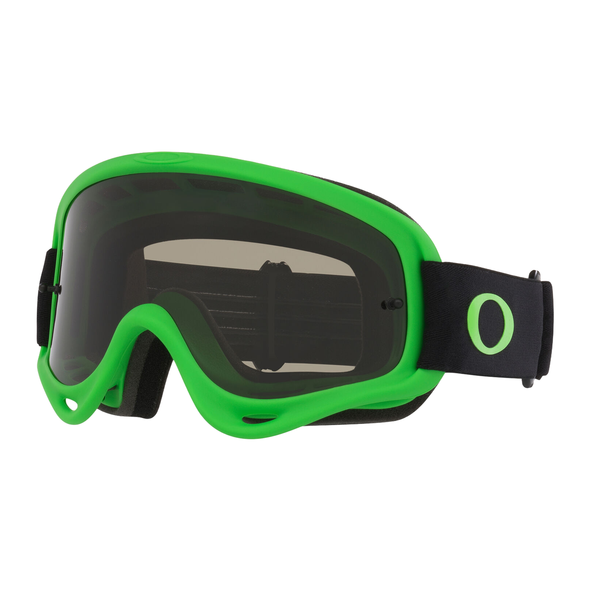 Oakley O Frame MX Goggle Moto Green - Dark Grey Lens