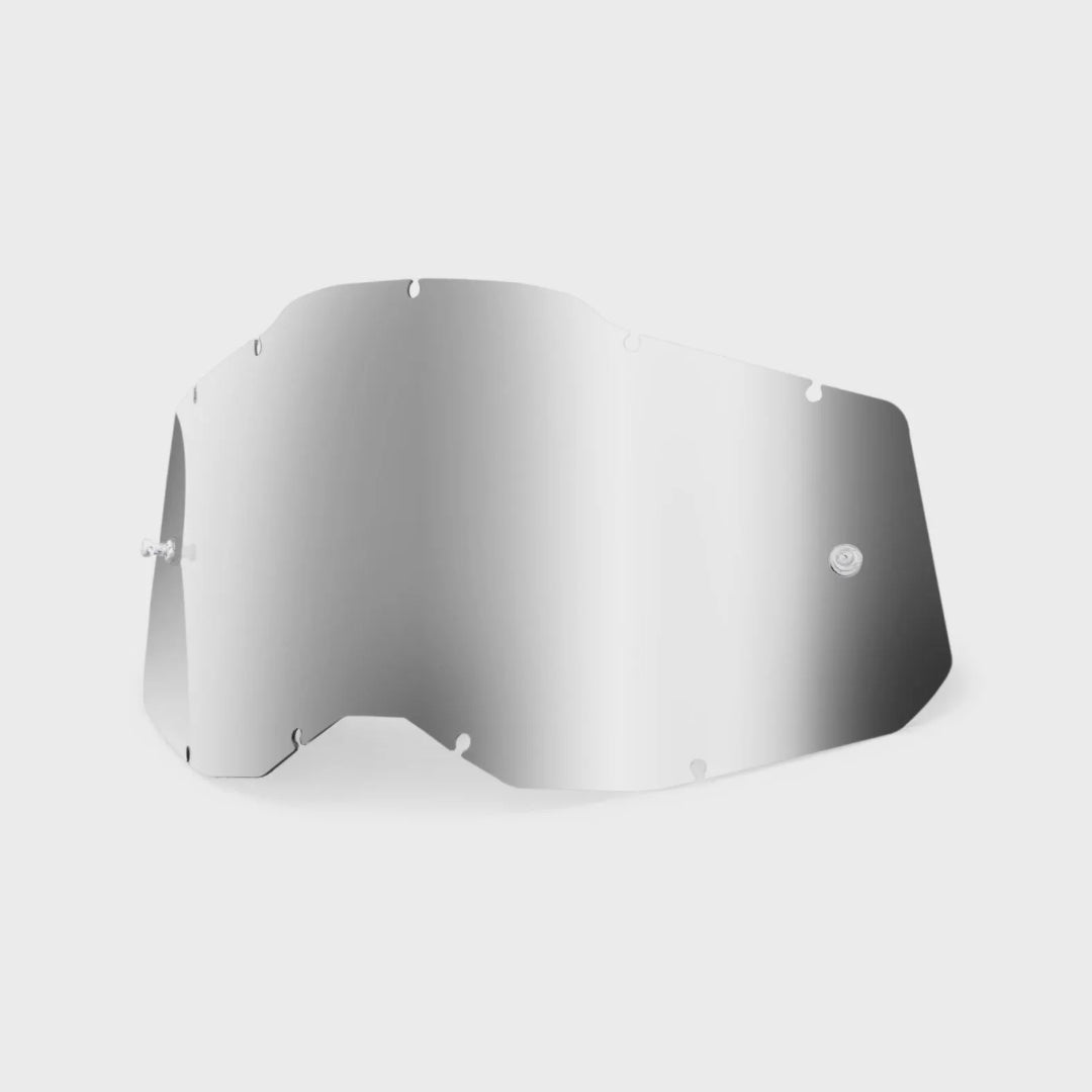 100% Genuine Replacement Lens - Racecraft 2, Accuri 2, Strata 2 - Silver Mirror