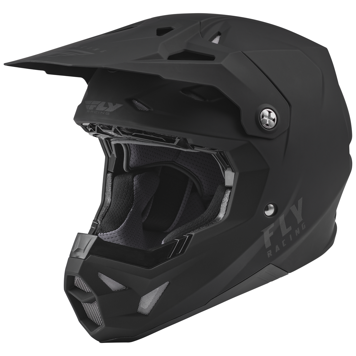 Fly Racing Formula CP Solid MX Helmet Matte Black