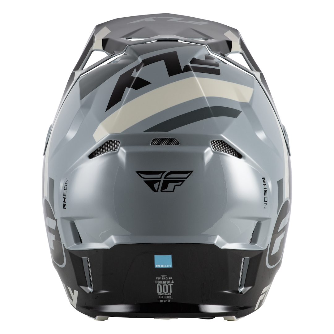 Fly Racing Formula CP Seal MX Helmet Black/Grey/Light Grey