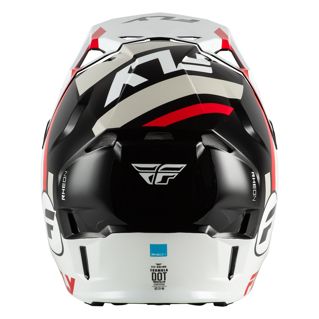 Fly Racing Formula CP Seal MX Helmet White/Black/Red