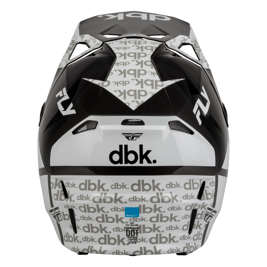 Fly Racing Formula CP DBK MX Helmet Black/White/Grey