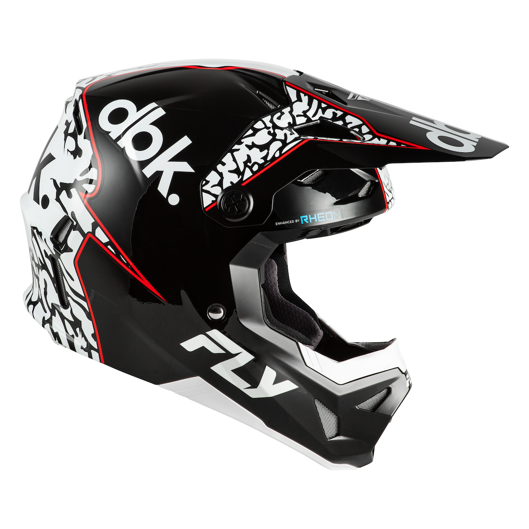 Fly Racing Formula CP DBK MX Helmet Black/White/Red