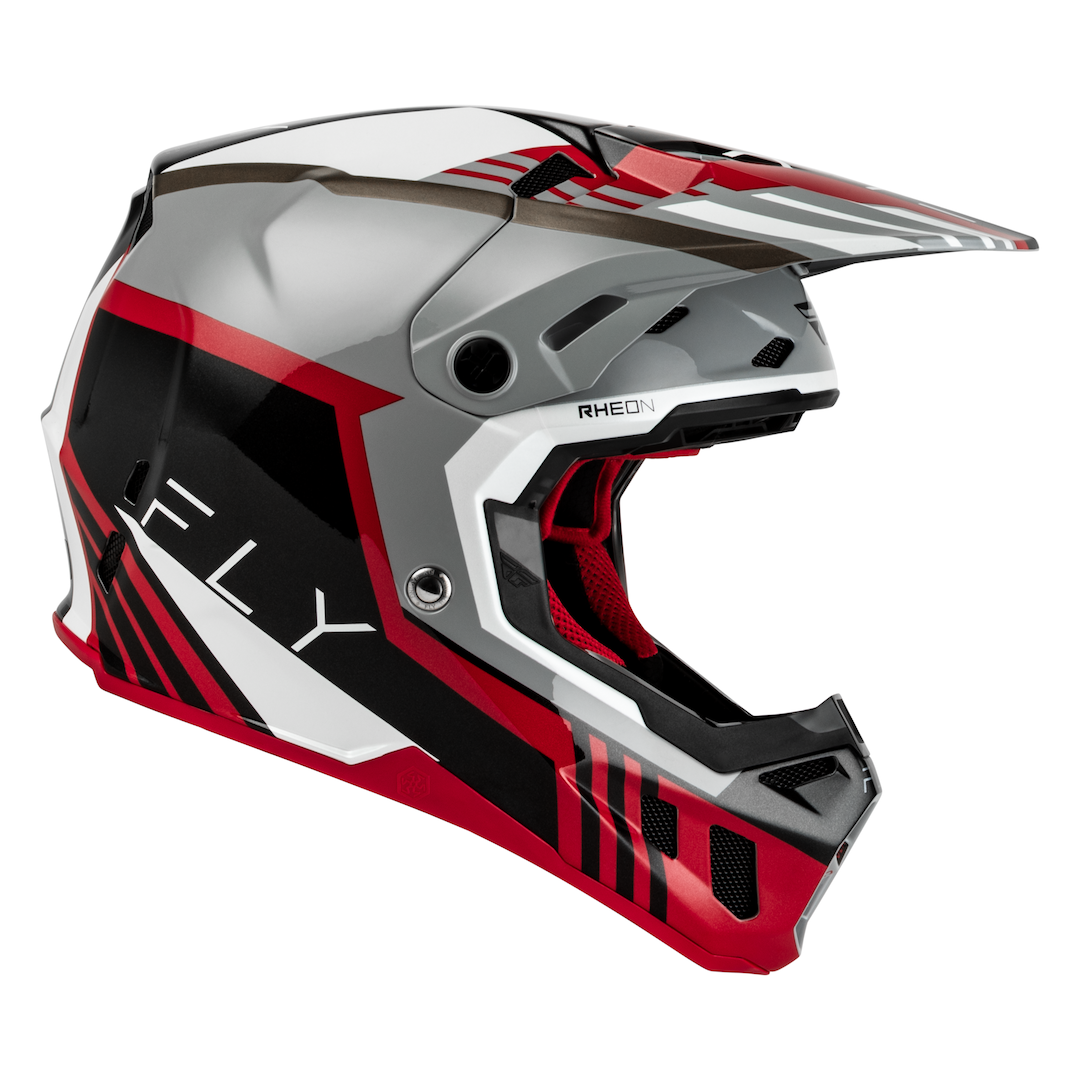 Fly Racing Formula CC Strike MX Helmet Grey/Red/Black/White