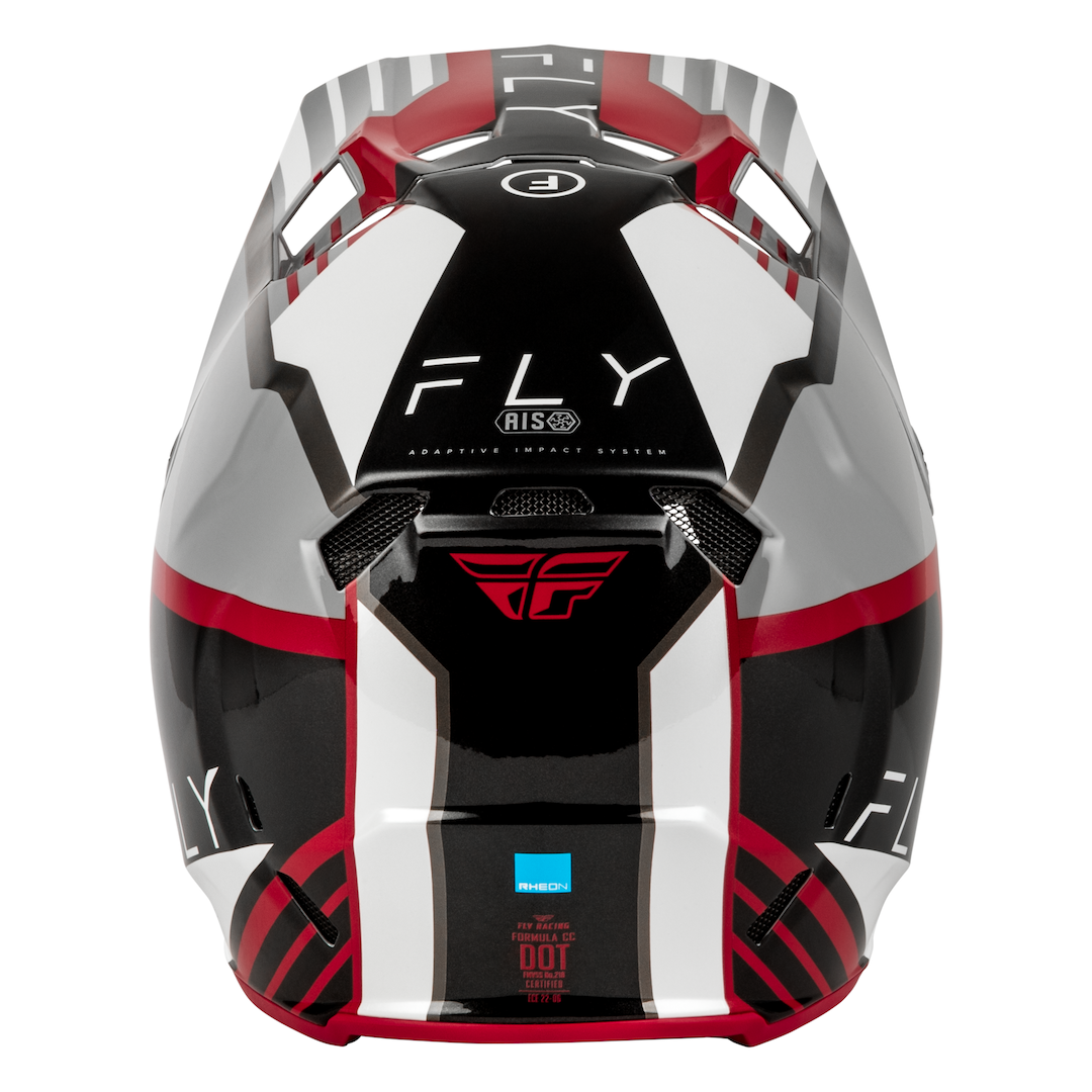 Fly Racing Formula CC Strike MX Helmet Grey/Red/Black/White