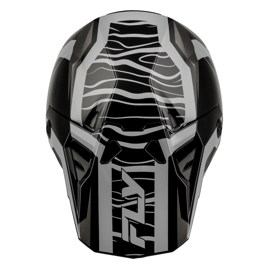 Fly Racing Formula CP Charge MX Helmet Black/Grey/Light Grey