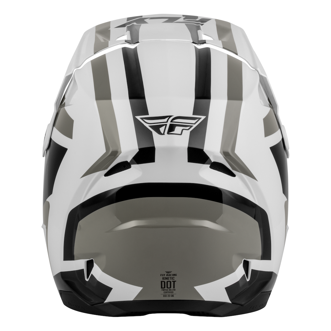 Fly Racing Kinetic Sync MX Helmet White/Black/Grey
