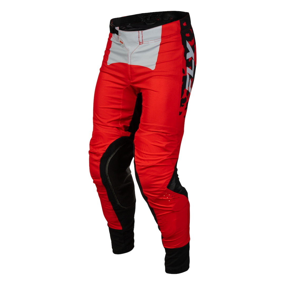 Fly Racing Lite Flake 2027 MX Kit Combo Red/Grey/Black